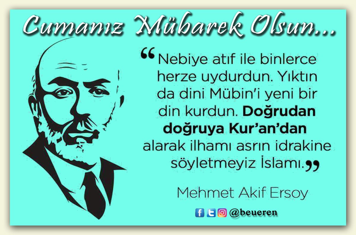 beusosyalmed's tweet photo. Cumanız Mübarek Olsun...
Bizi takip edebileceğiniz sosyal medya hesap adreslerimiz:
Facebook: @beueren
Twitter: @beueren
instragram: @beueren
#BitlisErenÜniversitesi #Bitlis #HayırlıCumalar #BitlisEren Hayırlı Cumalar https://t.co/HtnNHscCZ1