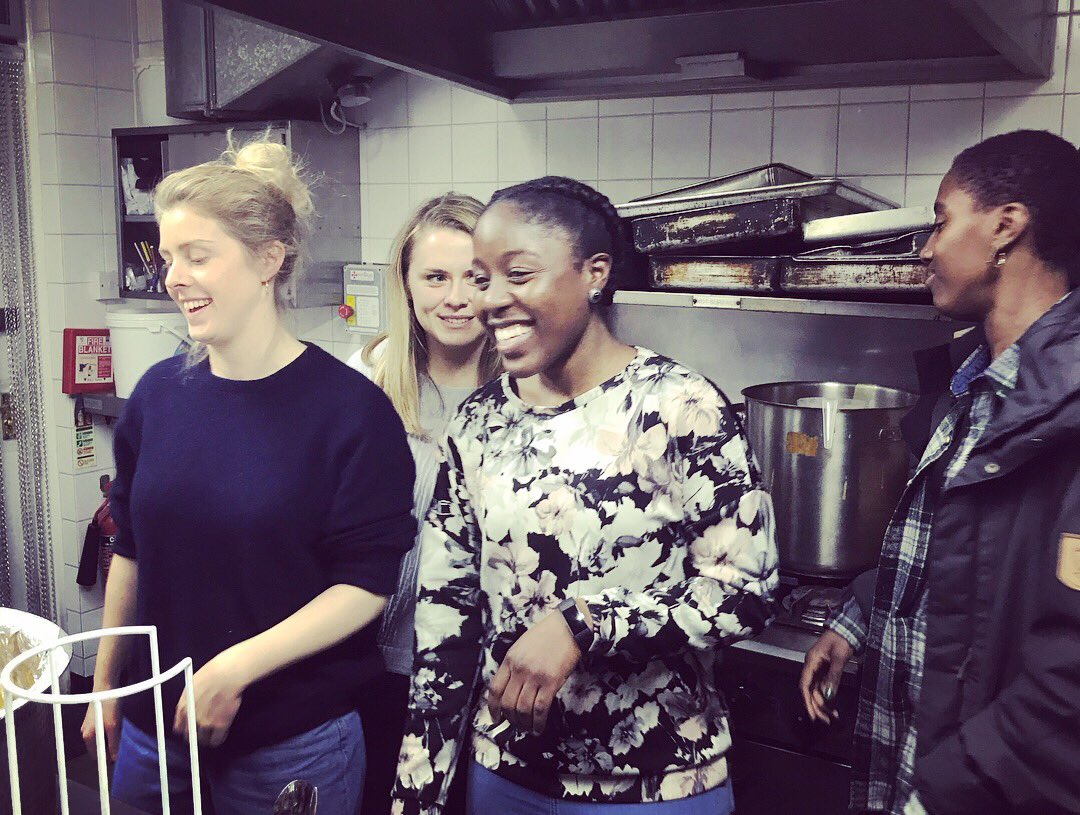 Super5LeagueMen's tweet photo. Big shout out to the ballers from our league who swapped Footi for a night out at the St Paul’s Church in Hackney feeding the homeless and those less fortunate within our communities, they all provided first class service on the night, may they stay forever blessed 🥅⚽️🏆 https://t.co/eRnBsdjYpK