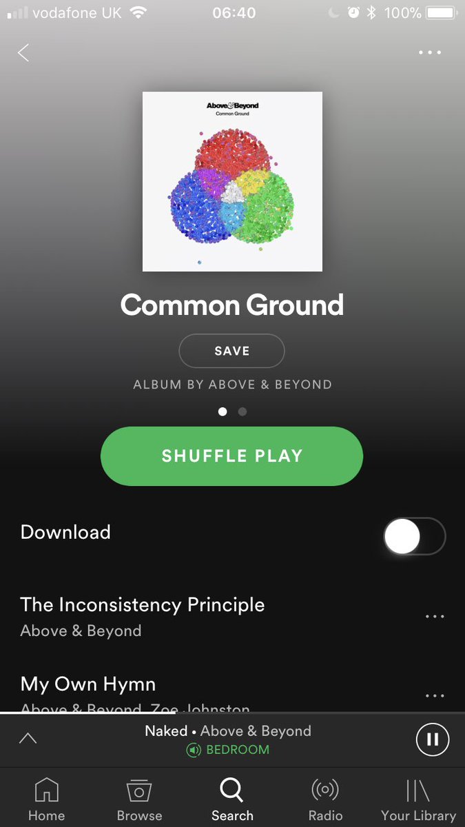 I feel like a kid again waking up excited on Christmas Day! Thank you <a href="/aboveandbeyond/">Above & Beyond</a> <a href="/jonogrant/">Jono Grant</a> for another outstanding album, great work. Loving it. #CommonGround