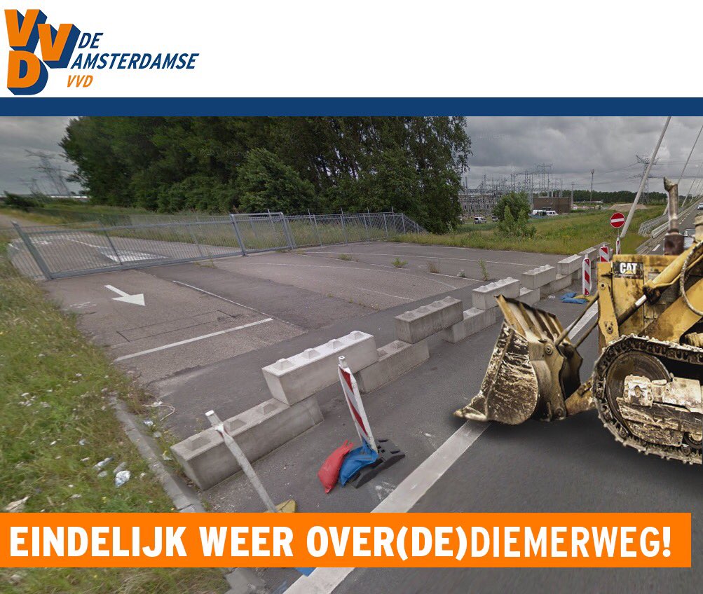IJburg vrij en blij! Meer #bewegingsvrijheid en #verkeersveiligheid en dat werd tijd! Dank <a href="/PieterLitjens/">Pieter Litjens</a> <a href="/VVDAmsterdam/">Amsterdamse VVD</a> #kiesvoordoen