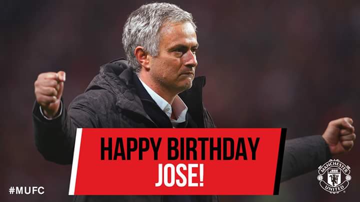 We wan wish Jose Mourinho happy birthday. 

By God\s grace, e go lead us to Champions League glory. 