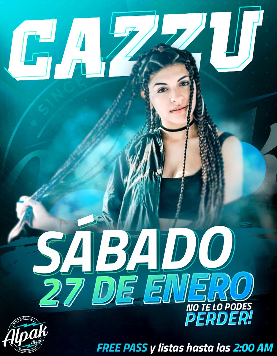 New flyer for <a href="/ALPAKDISCO/">ALPA-K CHACABUCO</a> 
All support is appreciated ❤️🔁