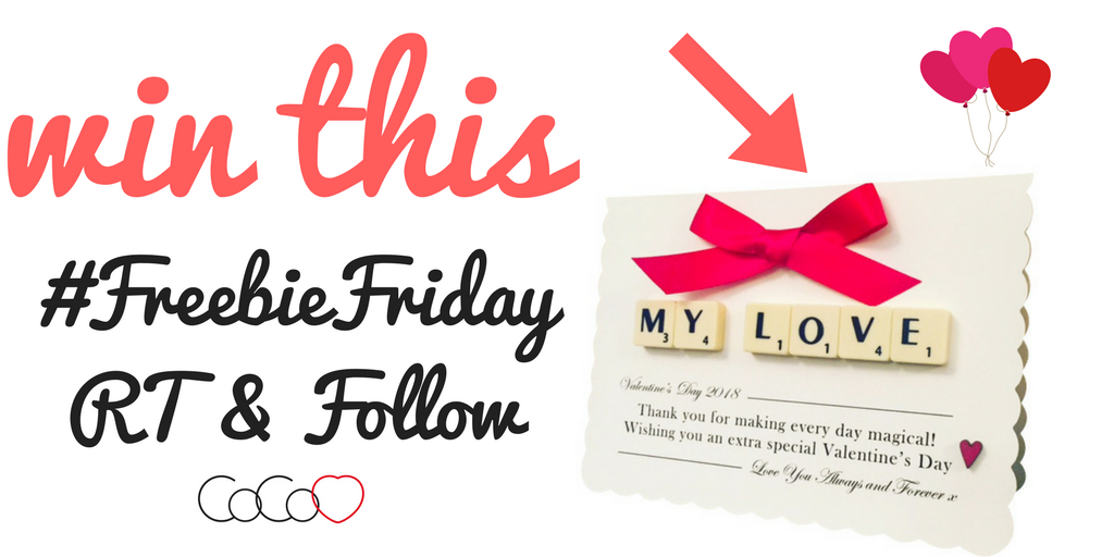 CocoLoves_x's tweet photo. Win one of our Scrabble #Valentines Cards in our #freebiefriday #giveaway, simply RT &amp; Follow to enter! #competition #earlybiz https://t.co/MNxc8A1JDu