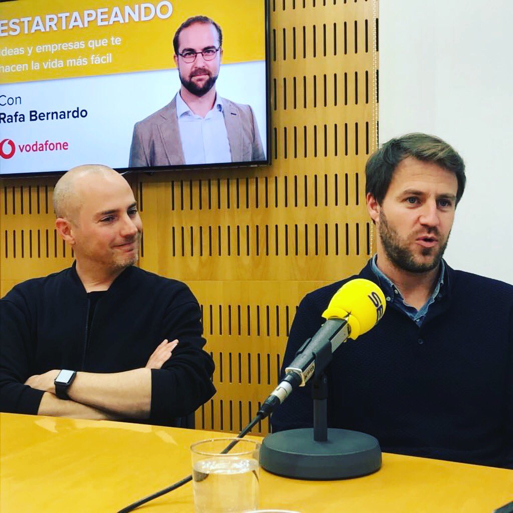 gongarciabullon's tweet photo. Un placer estar en @Estartapeando en @la_ser con cracks como @carfega @closcadesign. Hablamos sobre @welegaloficial , @ajevalencia y @startup_vlc #algosemueveenvalencia hoy a las 21:50 la emisión del programa https://t.co/pxRBao0Hg9