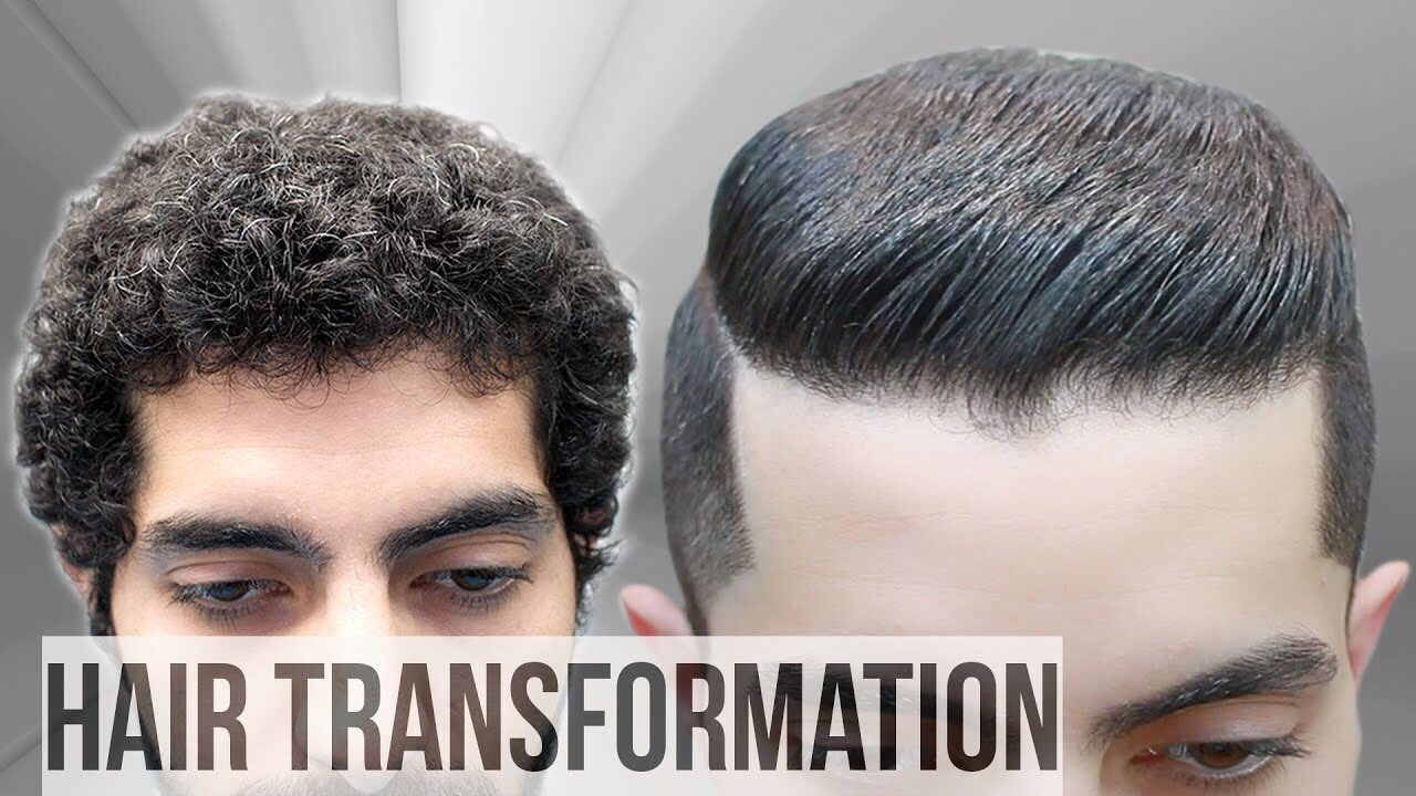 Jason Makki on X: Curly Hair Transformation - Natural Hair Tutorial ☆ Best  Haircut For men 2018   / X