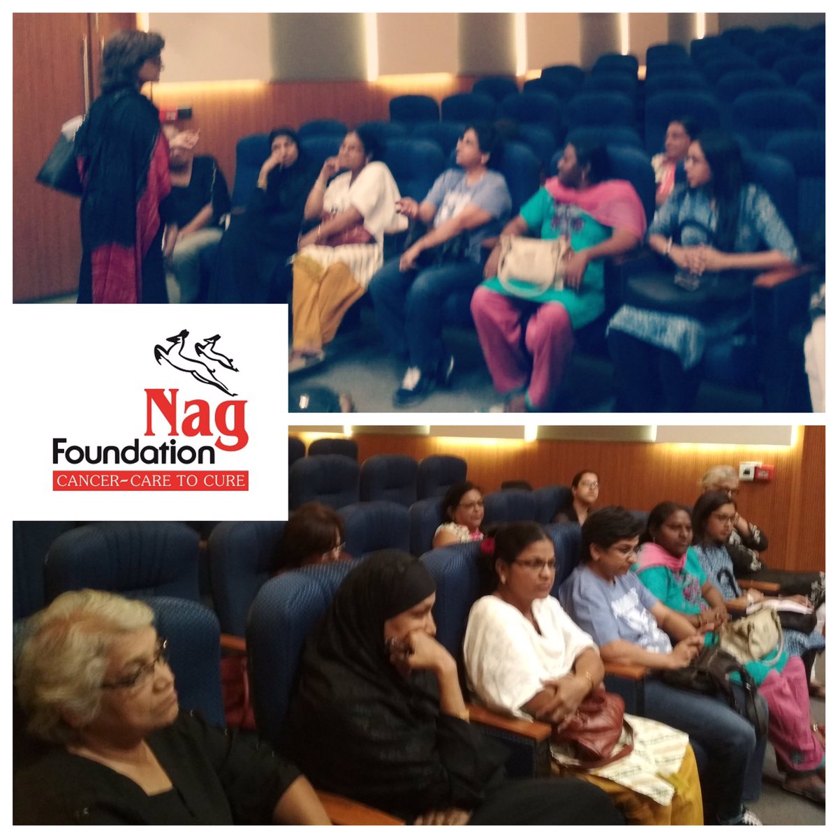 Our team of volunteers meets for a quick refresher and catch up with Dr Shona Nag and Rebecca DeSouza! 

To know more about how you can volunteer and work with #Cancer patients, log onto nagfoundation.org 

#NGO #Volunteer