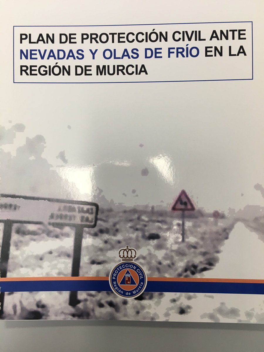 112rmurcia's tweet photo. El director del Plan de #ProtecciónCivil ante Nevadas y Olas de Frío decreta fase de pre emergencia del Plan, situación 0 https://t.co/H4TMm5NDxb