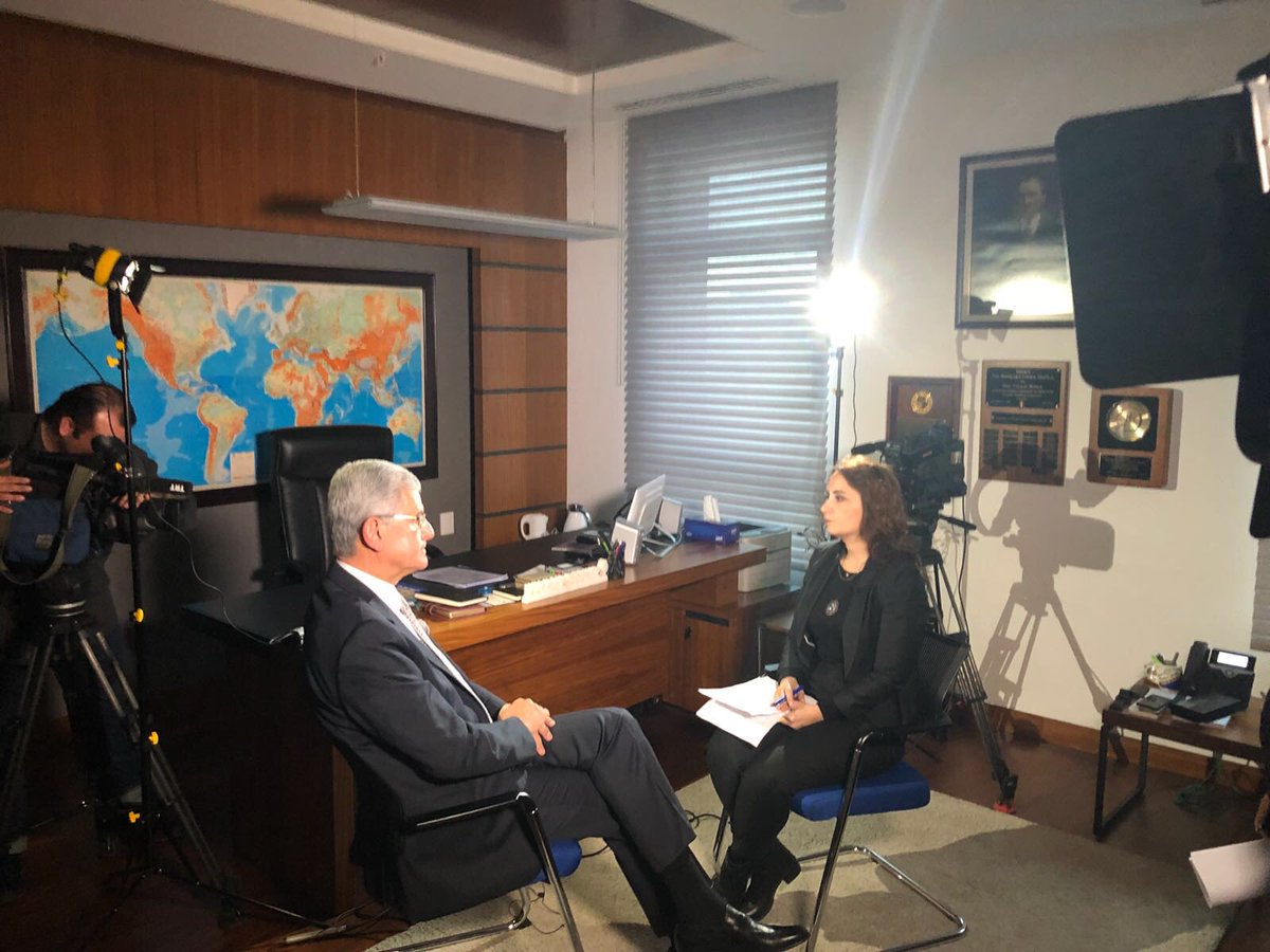 TRT World “One on One” Programında  Gonca Şenay <a href="/GoncaSenay/">Gonca Senay</a> ile, “Zeytin Dalı Operasyonu” ve bölgemizdeki diğer gelişmelere ilişkin olarak gerçekleştirdiğim söyleşi bugün 15:30 ve 22:30 da, yarın 12:30 da yayımlanacak. <a href="/trtworld/">TRT World</a>