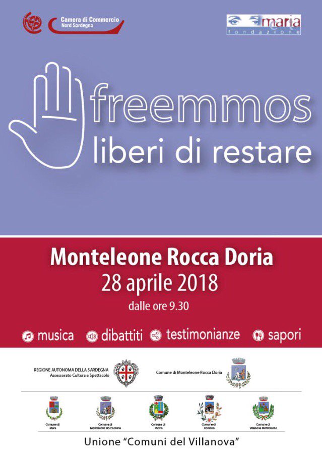 nardomarras's tweet photo. ..FREEMMOS le giornate per parlare di spopolamento riparte il 28 Aprile da Monteleone Rocca Doria  vi aspettiamo.. https://t.co/AzEwwHSkn5