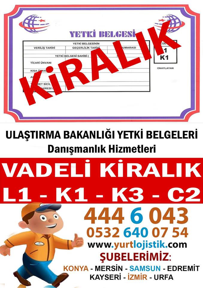 KİRALIK L1 BELGESİ
TIKLAYIN-- kiralikl1.com   

#kiralıkl1belgesi #kiralıkbelge #l1belgesi #k1belgesi #l1 #k1 #nakliyat #kamyoncu #lojistik
