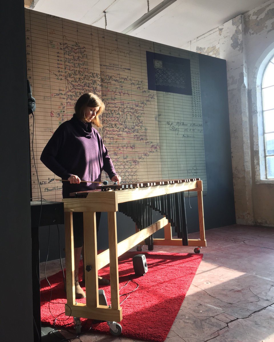 Presenting a live version of ‘Mechanical Asynchronicity 1’ with <a href="/ZoePercussion/">Zoë Scheuregger</a> today as part of #Bummock The Lace Archive exhibition and symposium. The installation (collab. w/ Danica Maier) will be in place for the next three weeks <a href="/BACKLITgallery/">BACKLIT</a>