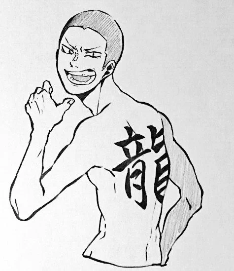 パイセン衝動描き 
