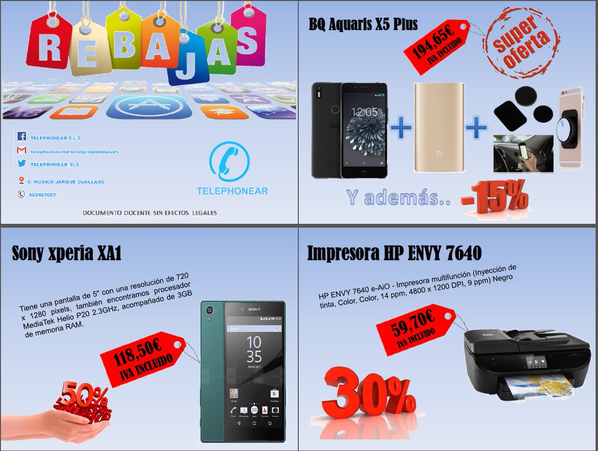 Telephonear_SLS's tweet photo. ¡¡¡¡ECHA UN VISTAZO A NUESTRO NUEVO CATÁLOGO DE REBAJAS, CON TELEPHONEAR UN NUEVO MÓVIL VAS A ESTRENAR!!!! https://t.co/0JrFHRayYh