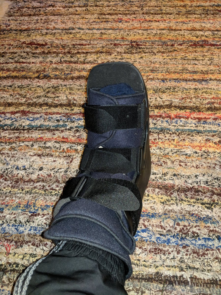 phil_btt's tweet photo. @annimarikk I feel your pain. Dislocated my ankle 8 days ago already on plan B for the year. https://t.co/OLMIb05MrE
