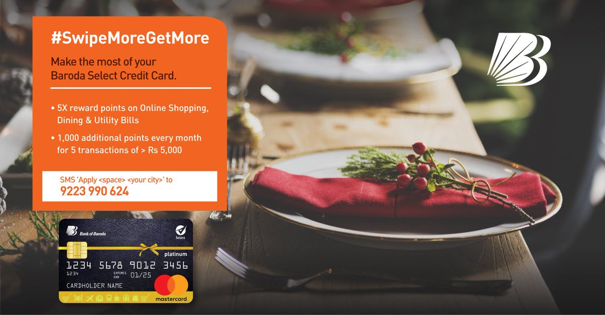 bankofbaroda's tweet photo. Our extraordinary benefits are for a select few. Are you a proud owner of Baroda #SelectCreditCard yet? #SwipeMoreGetMore and make your shopping rewarding with #BankofBaroda. https://t.co/9PfPx9dnfU https://t.co/fqu7iSLJ90