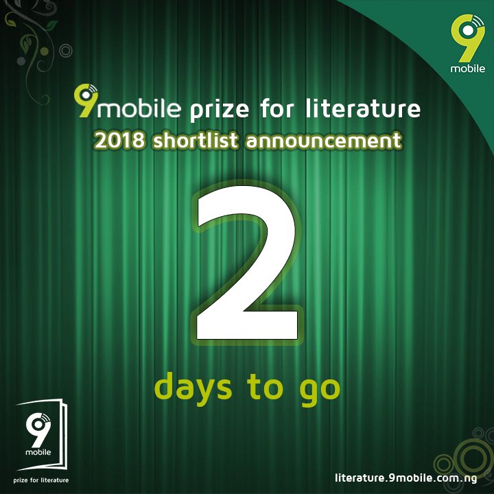 Watch this space...
#9mobilePrizeforLiterature #9mobilePFL2018 #9mobilePFL2018Shortlist Announcement #2daysToGo RT