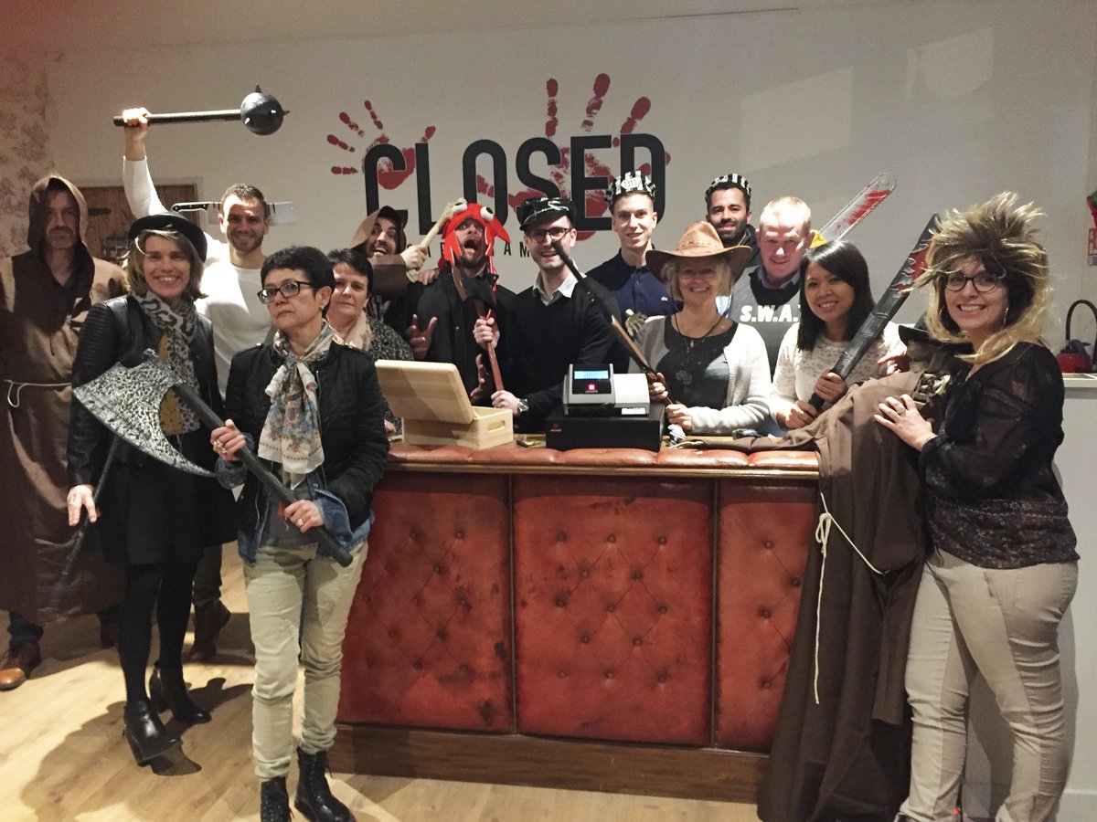arlogis69's tweet photo. Super Team Building chez @ClosedEscape avec les équipes des Maisons Arlogis de Villefranche et Mâcon suivi d'un excellent repas au Restaurant Les Terrasses De Pommiers. A tester sans hésiter !!! #espritdequipe #supermomententrecollegues https://t.co/OYppBH4nhc