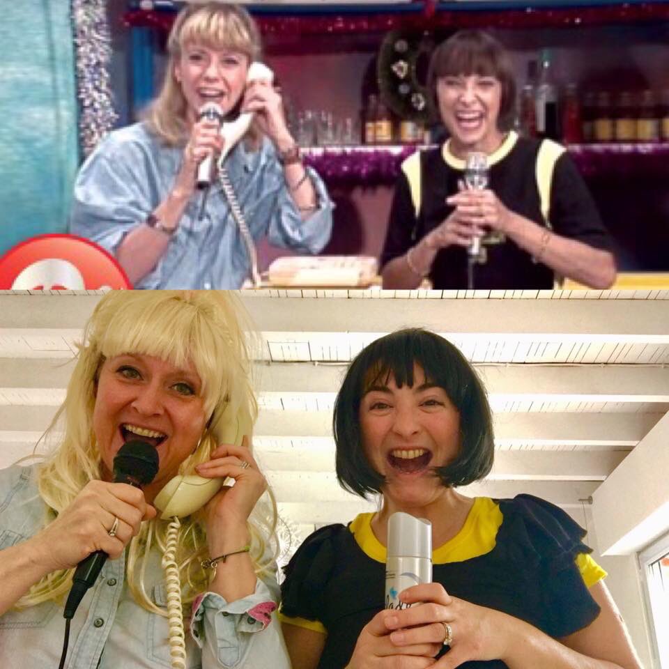 aujourd'hui on rendait hommage à la plus célèbre baby sitter des  80-90's : DOROTHEE 
tous en choeur : allo allo, monsieur l'ordinateur