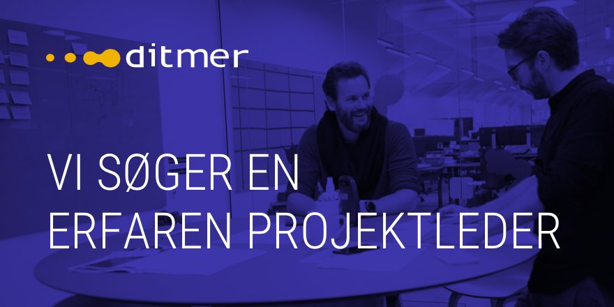 ditmerdk's tweet photo. Er du projektleder med teknisk indsigt eller måske udvikler med projektledelse i maven, så er det dig vi leder efter! Del gerne i dit netværk, tak! :) https://t.co/5YPRnbTboO https://t.co/Mu2ZG9vKCM