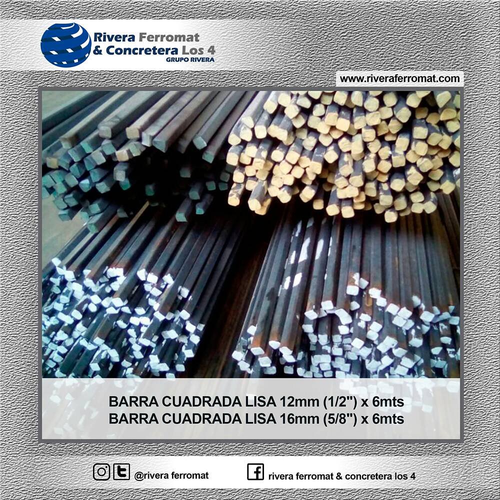 Tenemos a disponibilidad BARRAS CUADRADAS LISAS en los mejores precios Contáctanos +584243469117 Somos los expertos en #26Ene #hierro #materialesparalaconstruccion #Construccion #ConstruccionCivil #agregados #alambrones #barrasestriadas #barraslisas #barrasacanaladas
