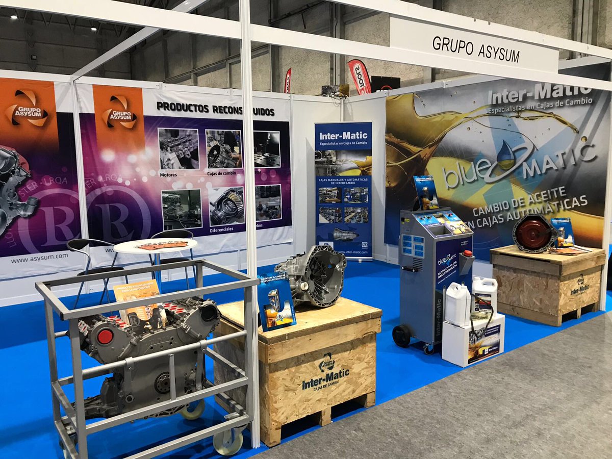 ASYSUM's tweet photo. Feria Expo Frain 2018 #turbos #kirus #motores #cajasdecambio @RecambiosFrain https://t.co/3TVkJTt65c