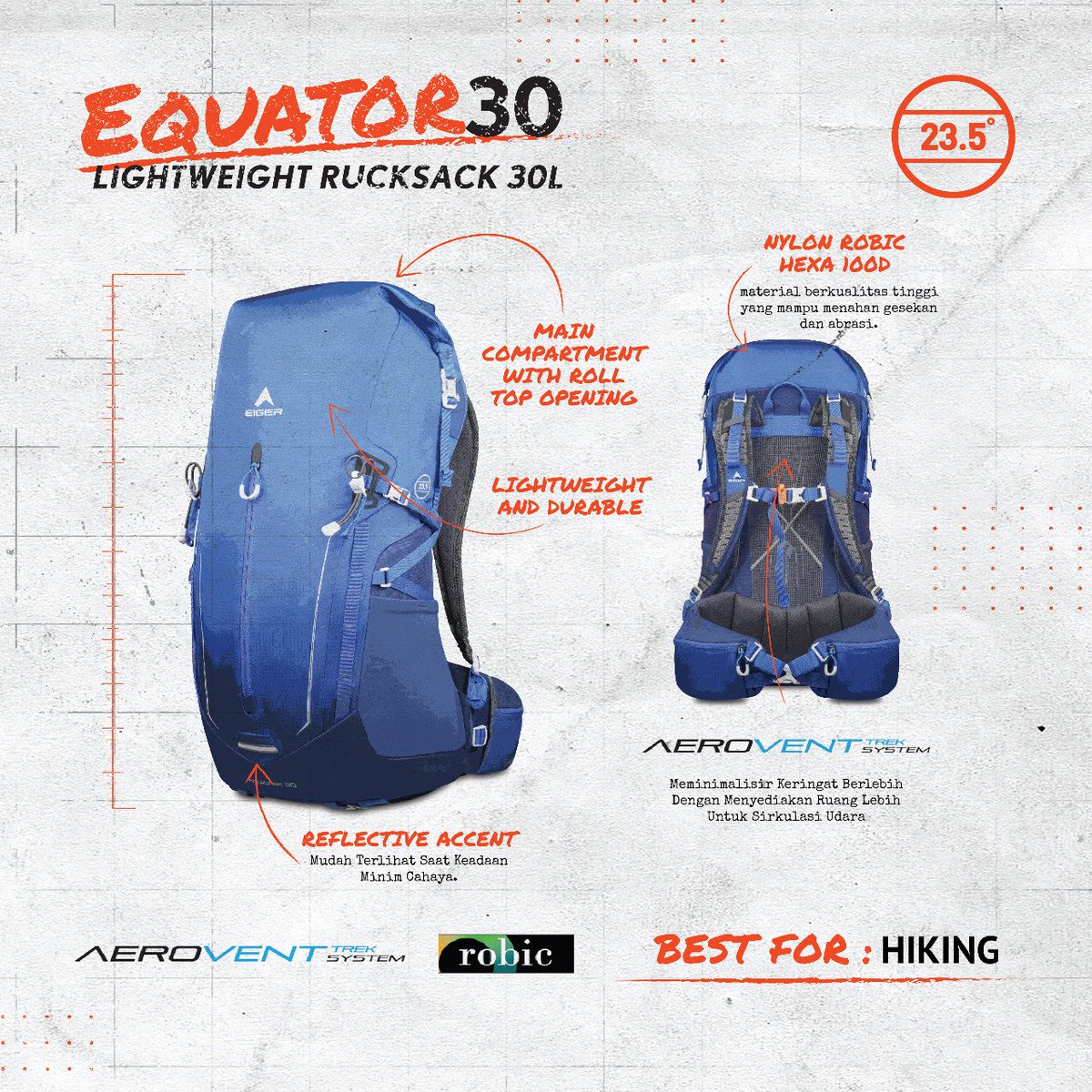 eigeradventure's tweet photo. #EigerProduct: Equator 30 Lightweight Carrier
Art. 910003908 : Rp 995.000,-
.
Kini tersedia di EIGER ADVENTURE STORE 
.
#EigerAdventure #EigerTropicalAdventure #Carrier #EigerMountaineering #EngineeredForTropicalAdventure #YourTropicalDiscovery https://t.co/0LN1QHeJAe