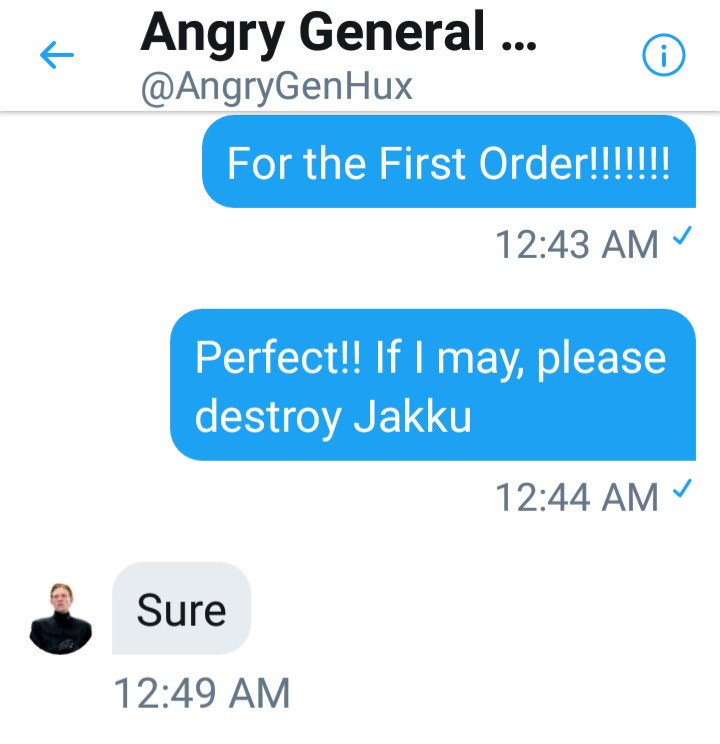 KT_1741's tweet photo. Well you heard the General! We're going to annihilate Jakku, just like that shitty Republic #FirstOrder #GeneralsOrders #AnnihilationIsFun https://t.co/wt2tDYFqLE
