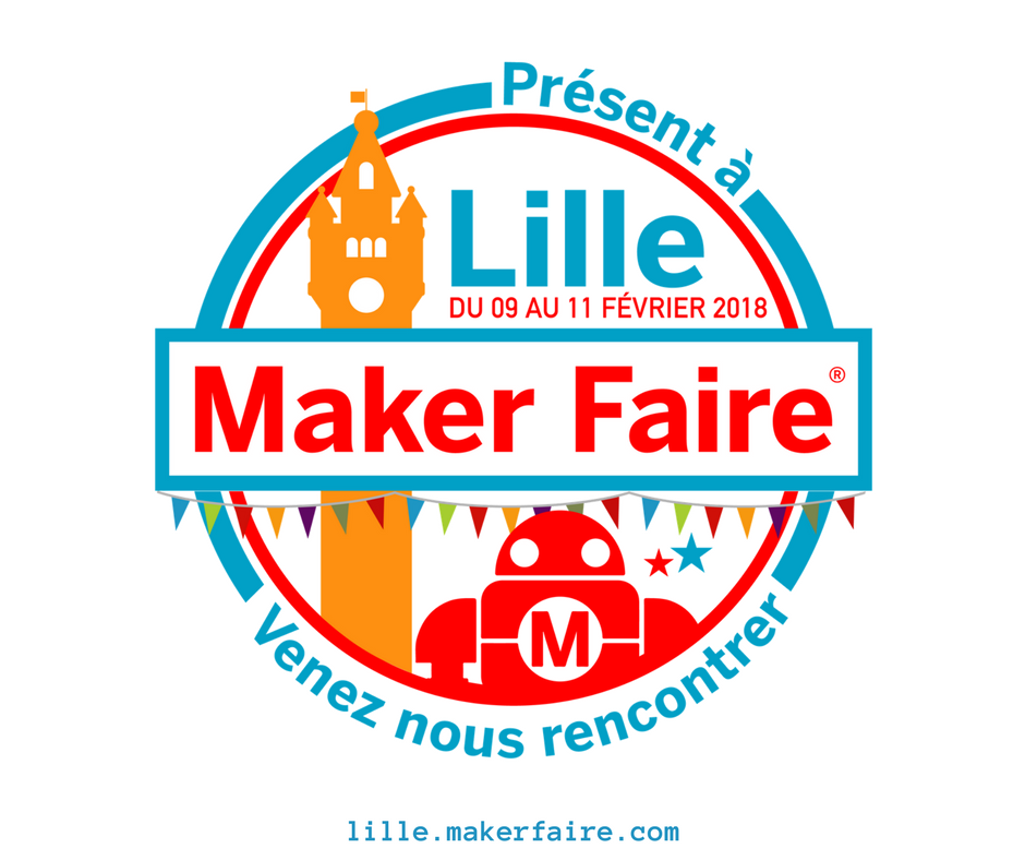 MFGrenoble17's tweet photo. Avis aux nordistes ! Du 9 au 11 février, retrouvez-nous @MakerFaireLille !
> https://t.co/vqGzTVZsCc #MFL18 https://t.co/qCLzjCYIes