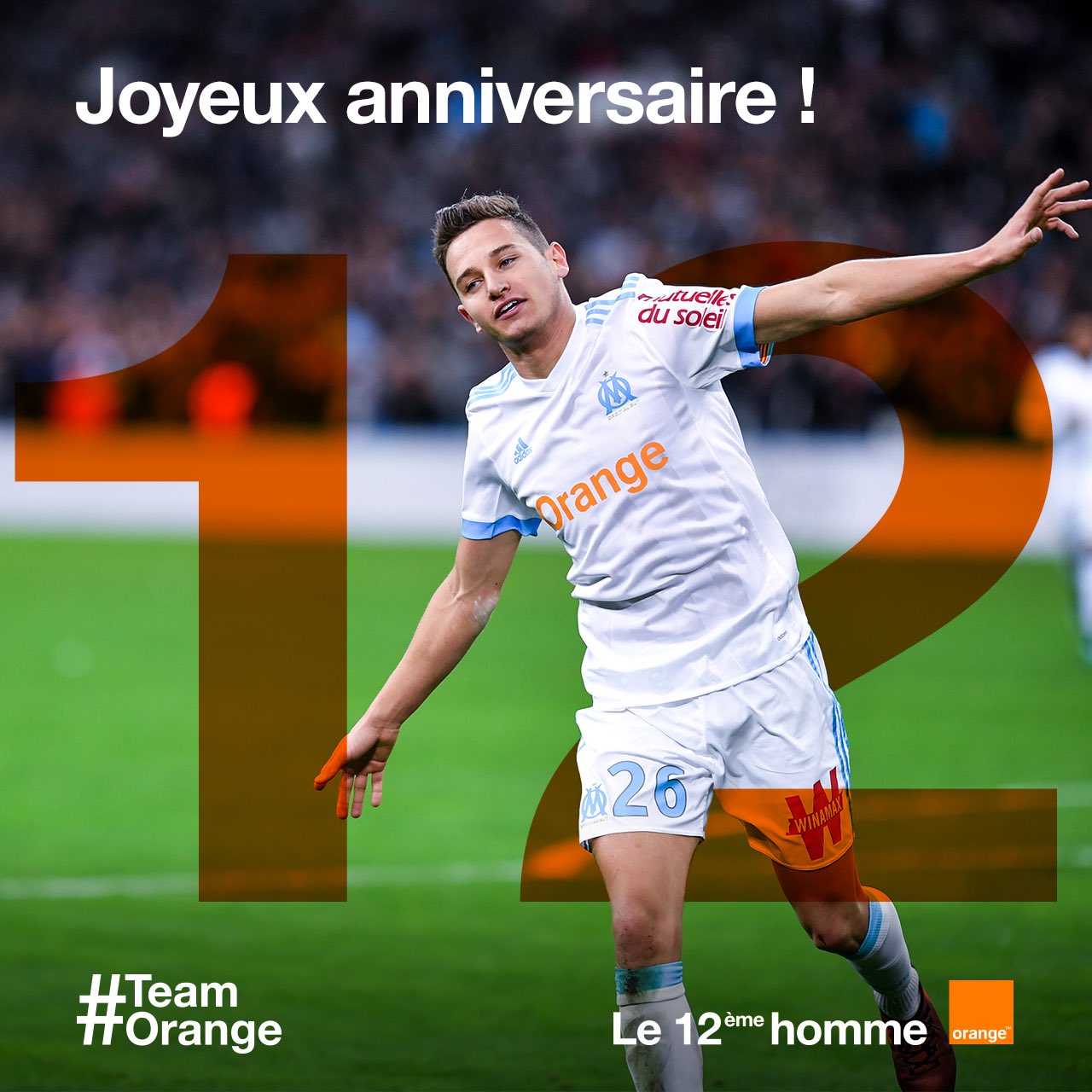 Team Orange Football Joyeux Anniversaire Florianthauvin A Journee Speciale Annonce Speciale Flo Fait Son Entree Dans Le Teamorange Le Meilleur Pour Toi Flo Tu Merites
