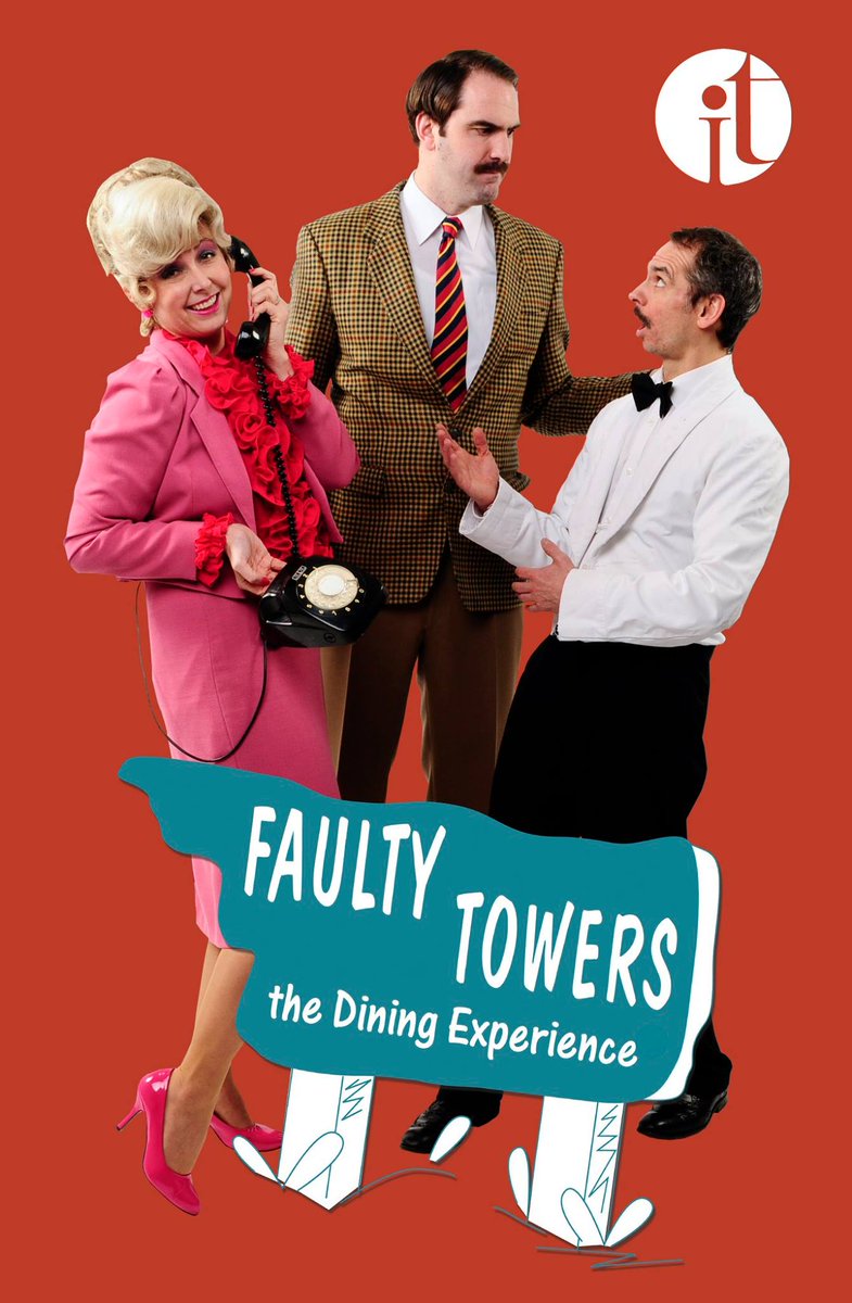Our Faulty Towers - The Dining Experience event is tonight!
We have 2 tickets which have become available at the last minute. Please give our team a call on 01565 831 000. They will be sold on a first come first serve basis.£50.00 each to include a 3 course meal &amp; show.