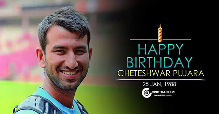 Happy Birthday \"Cheteshwar Pujara\". He turns 30 Yesterday. 