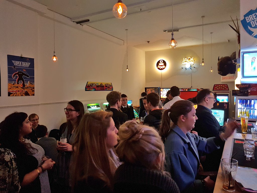 We had a blast at #GYPMonthlyDrinks last night - a few slightly competitive games of Street Fighter in between the #networking! Thanks <a href="/superbariogla/">Super Bario Glasgow</a> for hosting! :) #Glasgow