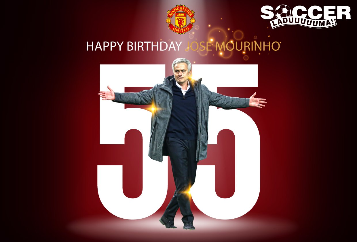 Happy Birthday to Manchester United\s manager, Jose Mourinho who turns 55 today!! Have a \"Special One\" Mou! 