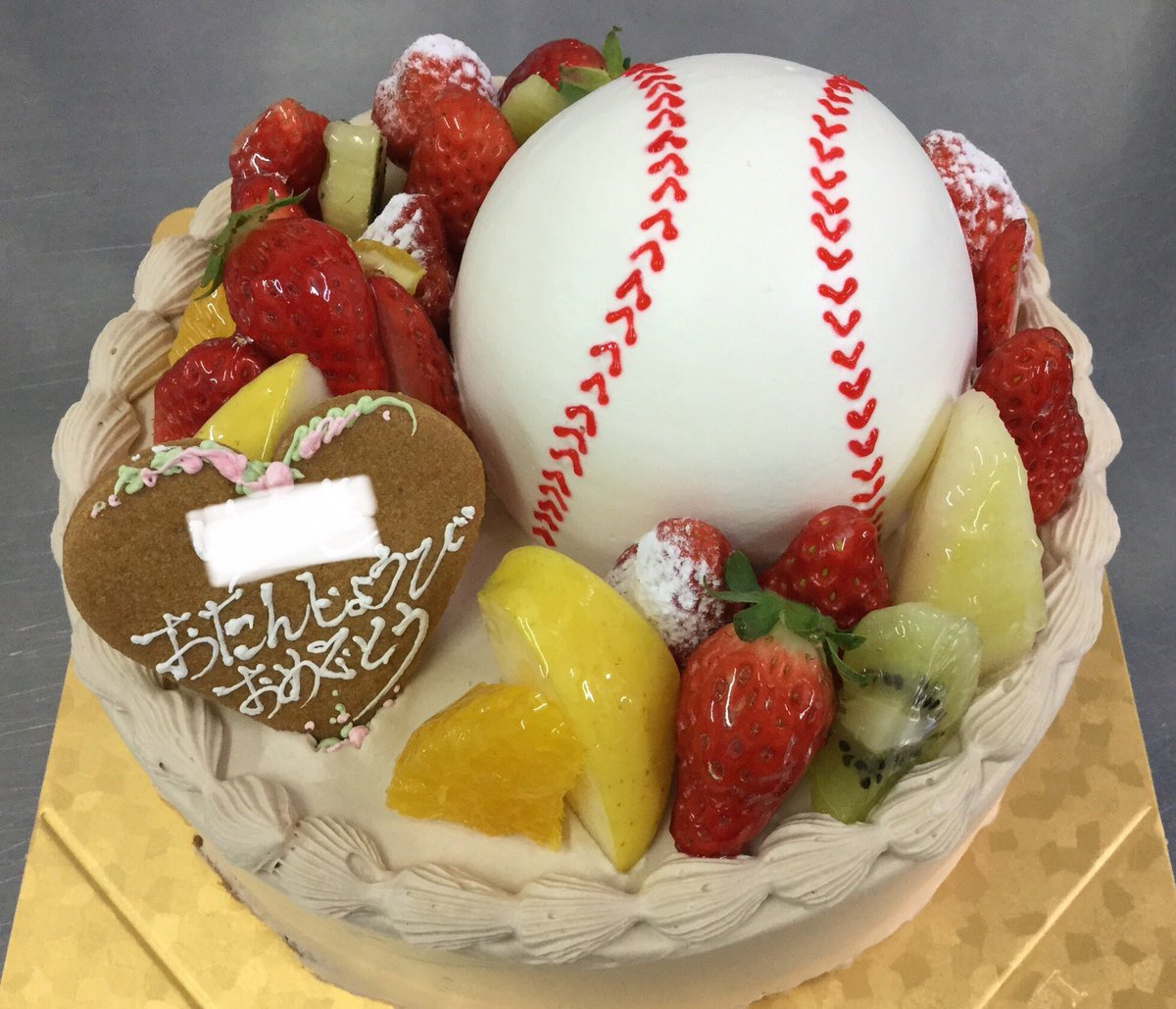 上田市 Tarte タルト Sur Twitter 今日は 野球少年のための デコレーションケーキを作りました 続ける という事はすごいこと 応援してますよ