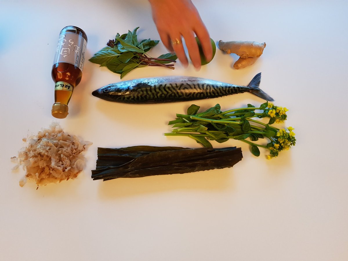 Op pad voor <a href="/MissetHoreca/">Misset Horeca</a> komende versie chefdish. Eerste stop: Bas van Kranen de nieuwe executive chef van Bord'eau met een van zijn nieuwe gerechten van Makreel met dashi @Bordeau_NL