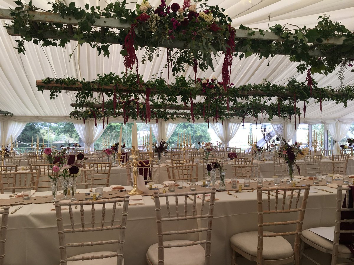 RichardsonHire's tweet photo. We love a good challenge! The end result in this #weddingmarquee was definitely worth the effort. The ladders in the roof looked stunning once we were finished!

#marqueehour #eventprofs #weddinghour #weddingmarquees #weddingplanning https://t.co/bt7Pq7yGfP
