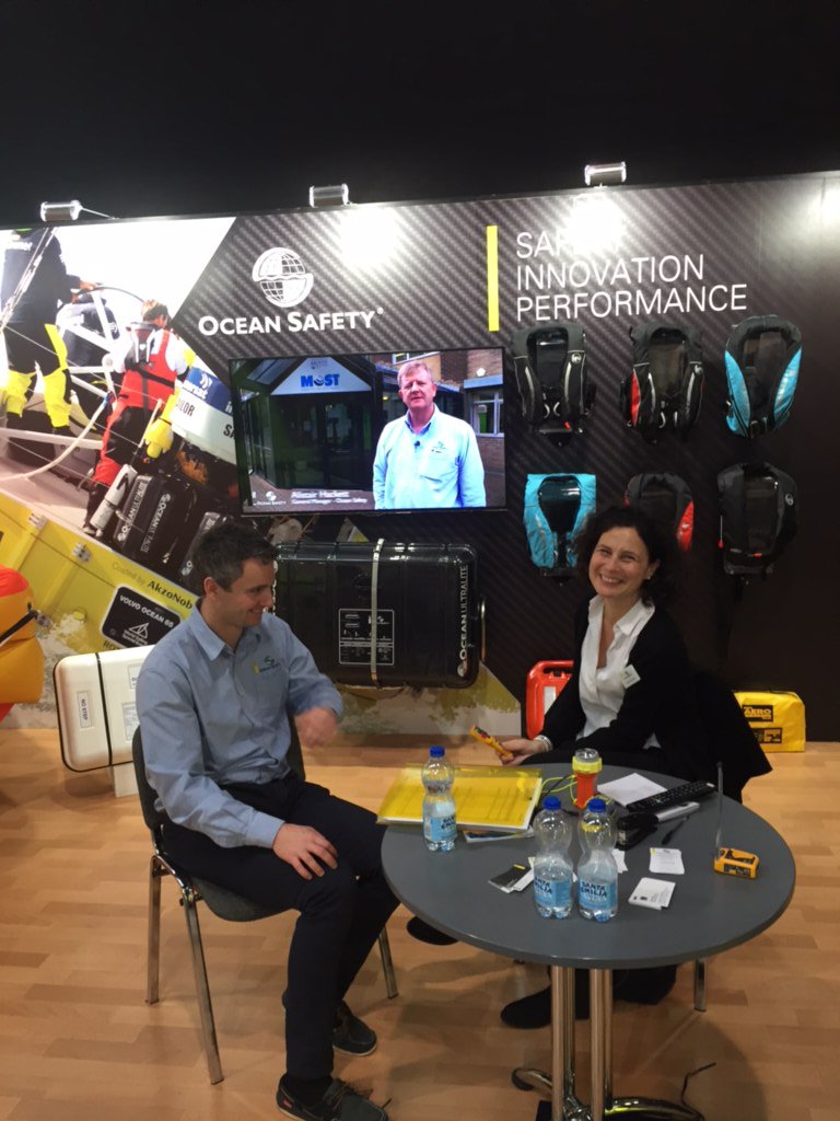 OceanSafety's tweet image. Vanessa and Sam are ready to welcome you to the Safety and Survival Systems International stand (Hall 11, stand D64), at @bootdusseldorf. They will be there to help you with any marine safety questions you may have. #BootDusseldorf #NonStopBoot #BootDusseldorf2018 #MarineSafety