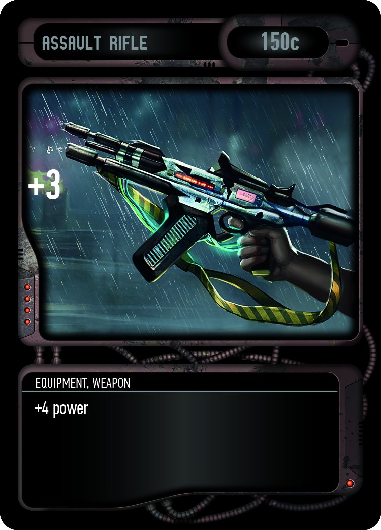 New weapon support card made it's way to our new baby in the works -  <a href="/S_of_cyberworld/">StreetsofCyberworld</a>. Art/card layout feedback greatly appreciated!  #FeedbackFriday #FF #IndieGameDev #indiegame #indiegames #gamedev  #gamedevelopment #art #artwork #cardgames #TCG