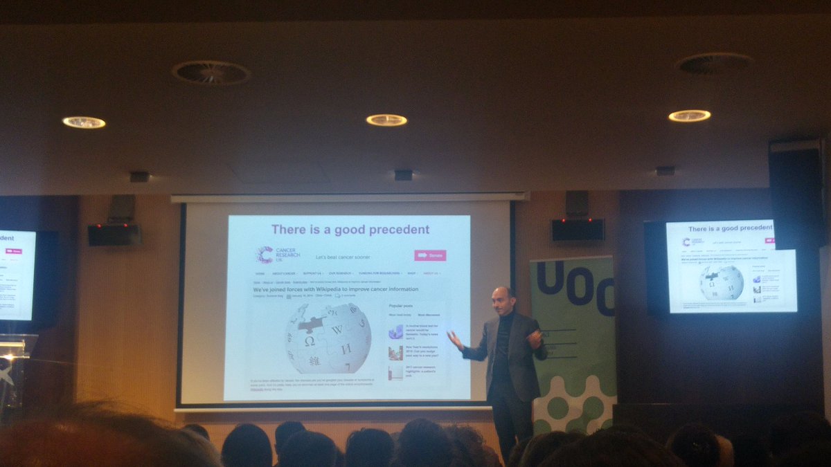 Xemio_org's tweet image. Uk Cancer Research uses wikipedia to spread knowledge about #cancer #ehealthUOC @alexjadad