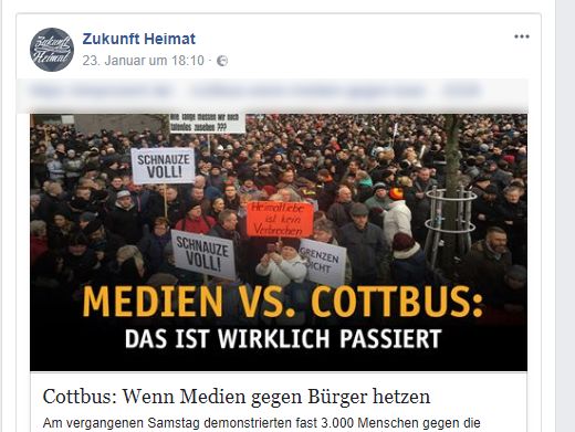 SvenIsHell's tweet photo. Was wirklich passiert ist?! Es waren schon mal nicht 3000 Menschen.
Kommt nicht so gut, wenn gleich der erste Satz desinformieren soll. #noIB #keinprozent
#cb2001 #Cottbus https://t.co/kY659tn7dK