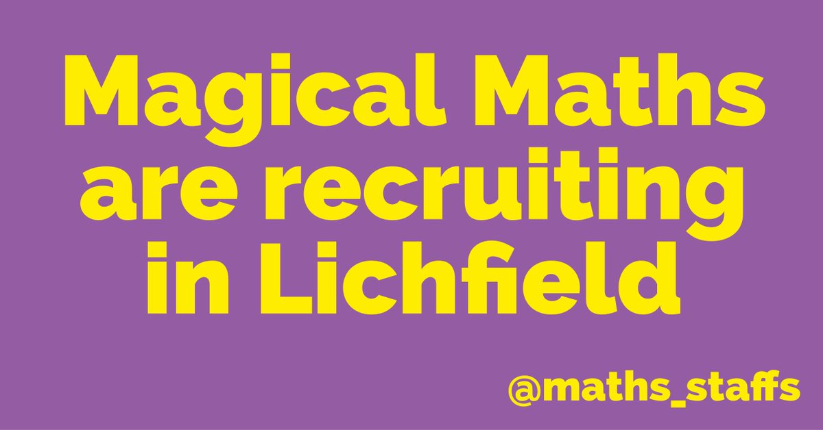 If you're looking for flexible work in local schools then get in touch with mick@magicalmathsclub.com for more details. £15-£20 a session #jobs #recruitment