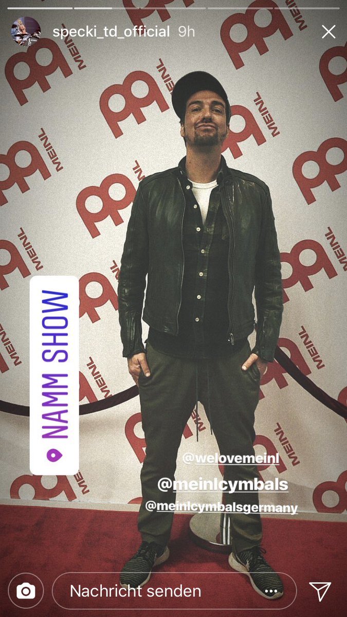 #NAMMShow #MeinlCymbals 🥁 instagram.com/specki_td_offi…