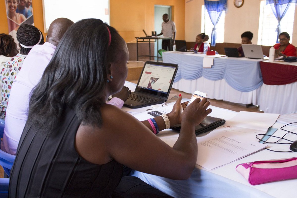 WadhwaniAfrica's tweet photo. Day 5 of our GSN training at Thika Technical Training Institute!
Teachers familiarizing themselves with our cloud based interactive e-content on #SoftSkills training available on #LearnWISE platform. https://t.co/8g8IbzAHvI