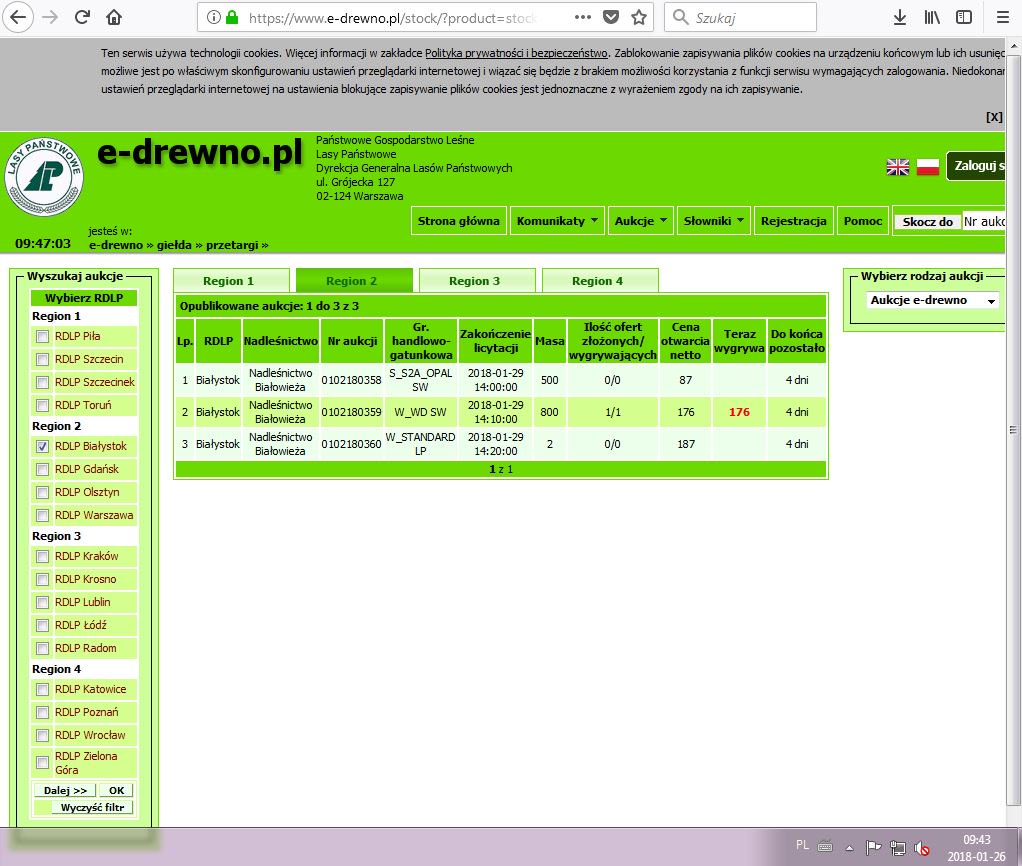 Jakby ktoś chciał kupić drewno z nadleśnictwa Białowieża, to ma okazję. Do sprzedania 1300m3 czyli ok. 1000 świerków, dla szczęśliwców gatunki chronione w pakiecie. Polecamy osobom, które chcą przyczynić się do NIE wykonania decyzji Komitetu <a href="/UNESCO/">UNESCO 🏛️ #Education #Sciences #Culture 🇺🇳</a> i postanowienia <a href="/EUCourtPress/">EU Court of Justice</a>.