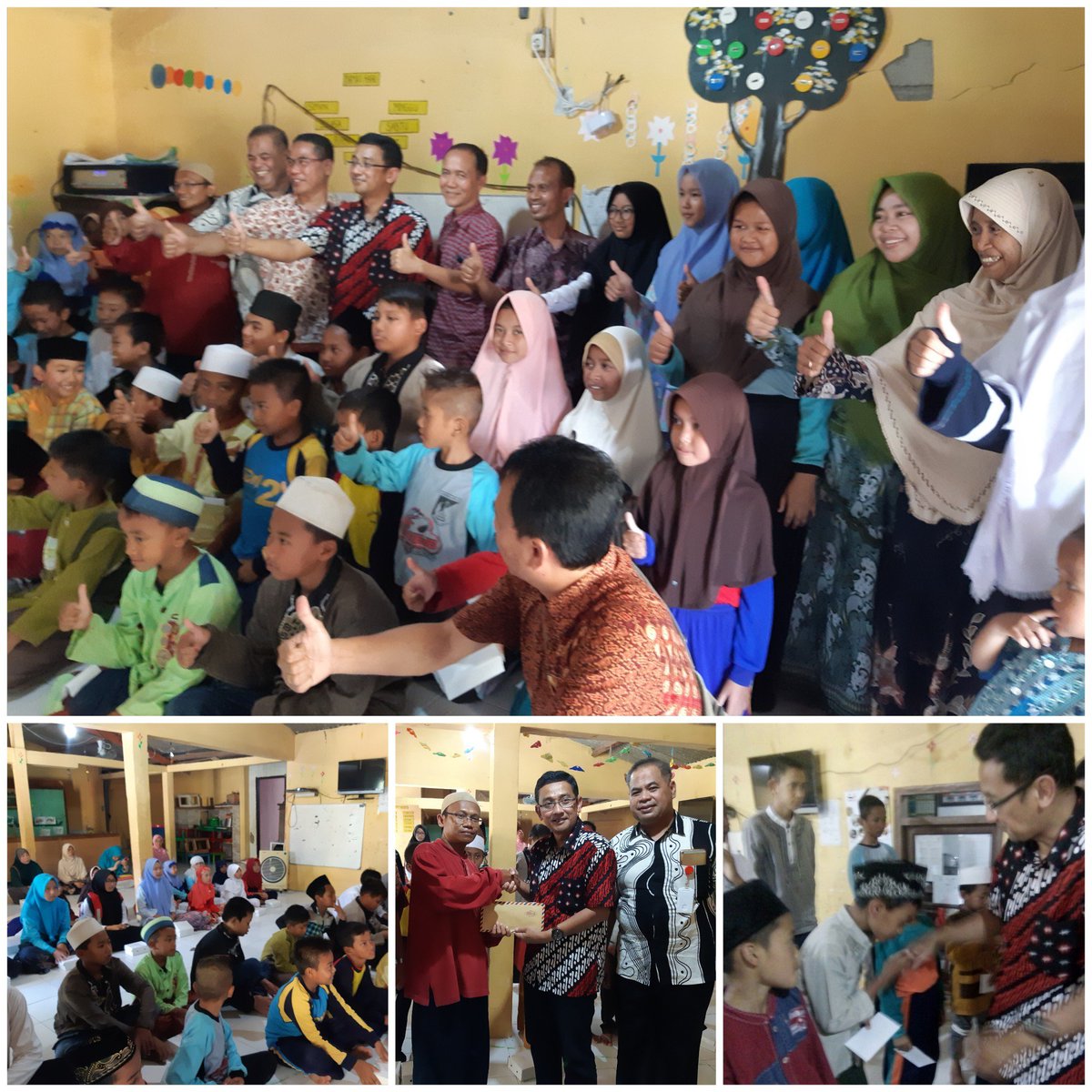 Chairil1962's tweet photo. GM beserta jajaran SL Witel Gema berbagi di Panti Asuhan Ummati Ds Sinarboyo Benjeng Gresik @parwi66 @putrodewanto @_funtastic5_ #Gematreg5 #Livingthetelkomway#telkomfuntastic5 https://t.co/J6HhgpyUKQ