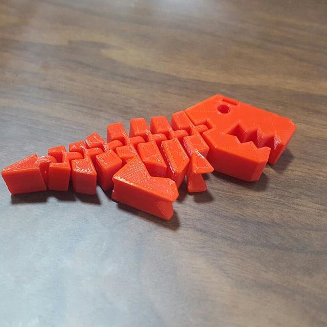 formon3D's tweet photo. #3dprinted FlexiRex #3dprinting #3dprint #3dprinter #FormonCore https://t.co/vm322zg0ok