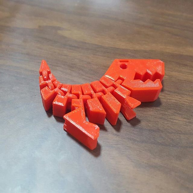 formon3D's tweet photo. #3dprinted FlexiRex #3dprinting #3dprint #3dprinter #FormonCore https://t.co/vm322zg0ok