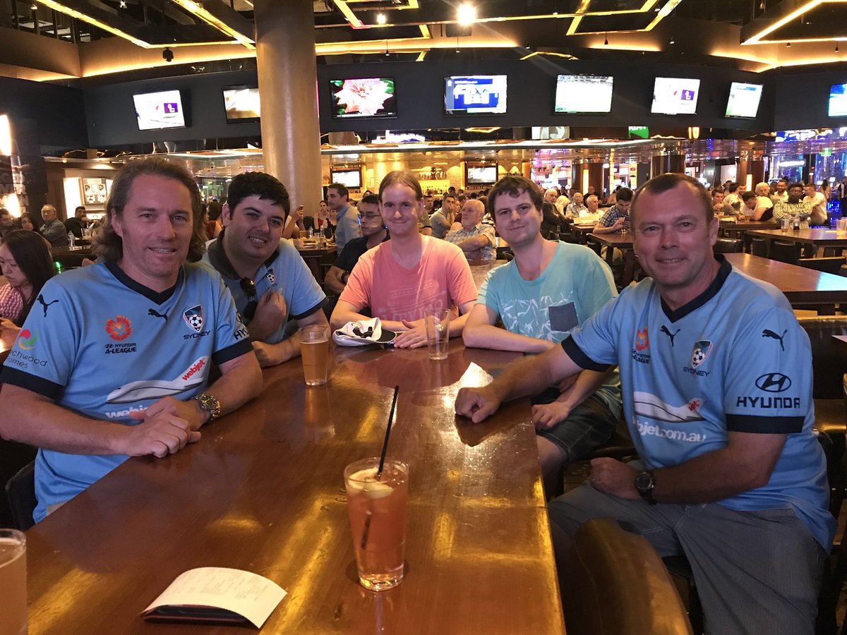 SydneyFC's tweet photo. Fabulous atmosphere @SydneyFC’s Home Away From Home and a great turnout @TheStarSydney #SydneyIsSkyBlue #BigBlue https://t.co/bHoj0SrmSb