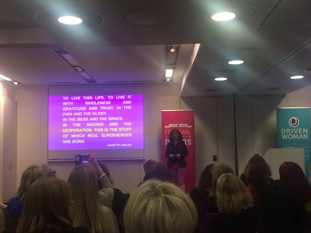 v_vonstein's tweet photo. Thank you @claudesilver for your empowering and inspiring talk #festivalofdoers #drivenwoman @DrivenWomanNetw https://t.co/Ge5LGhv73F