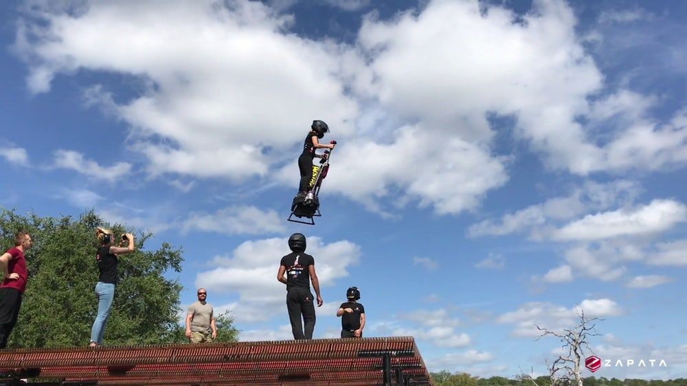 SuchitNanda's tweet photo. #Zapata #Ezfly: #Jet-powered #aerial #Segway anyone can #fly
Looks for all intents & purposes like Segway of the sky. Stand on a small platform equipped with series of jet thrusters, holding handgrips that come up from the base, then rise up into the air
https://t.co/GyULIbYozB https://t.co/OQv8TFH1KJ